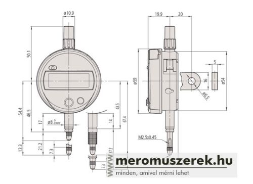 Mitutoyo Absolute Digimatic Id S Mérőóra 0 12 7mm 543 790b