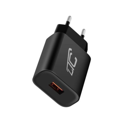 LTC USB QC 3.0 5V/3A hálózati töltő, 18W, fekete